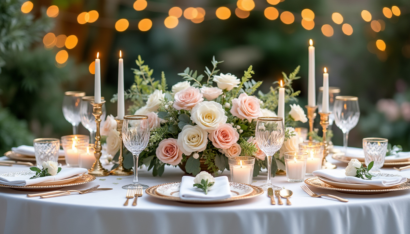 découvrez les meilleures idées de décoration pour une table d’honneur, alliant élégance et originalité. inspirez-vous de notre sélection pour créer une ambiance mémorable lors de vos événements spéciaux, que ce soit un mariage, un anniversaire ou toute autre célébration.
