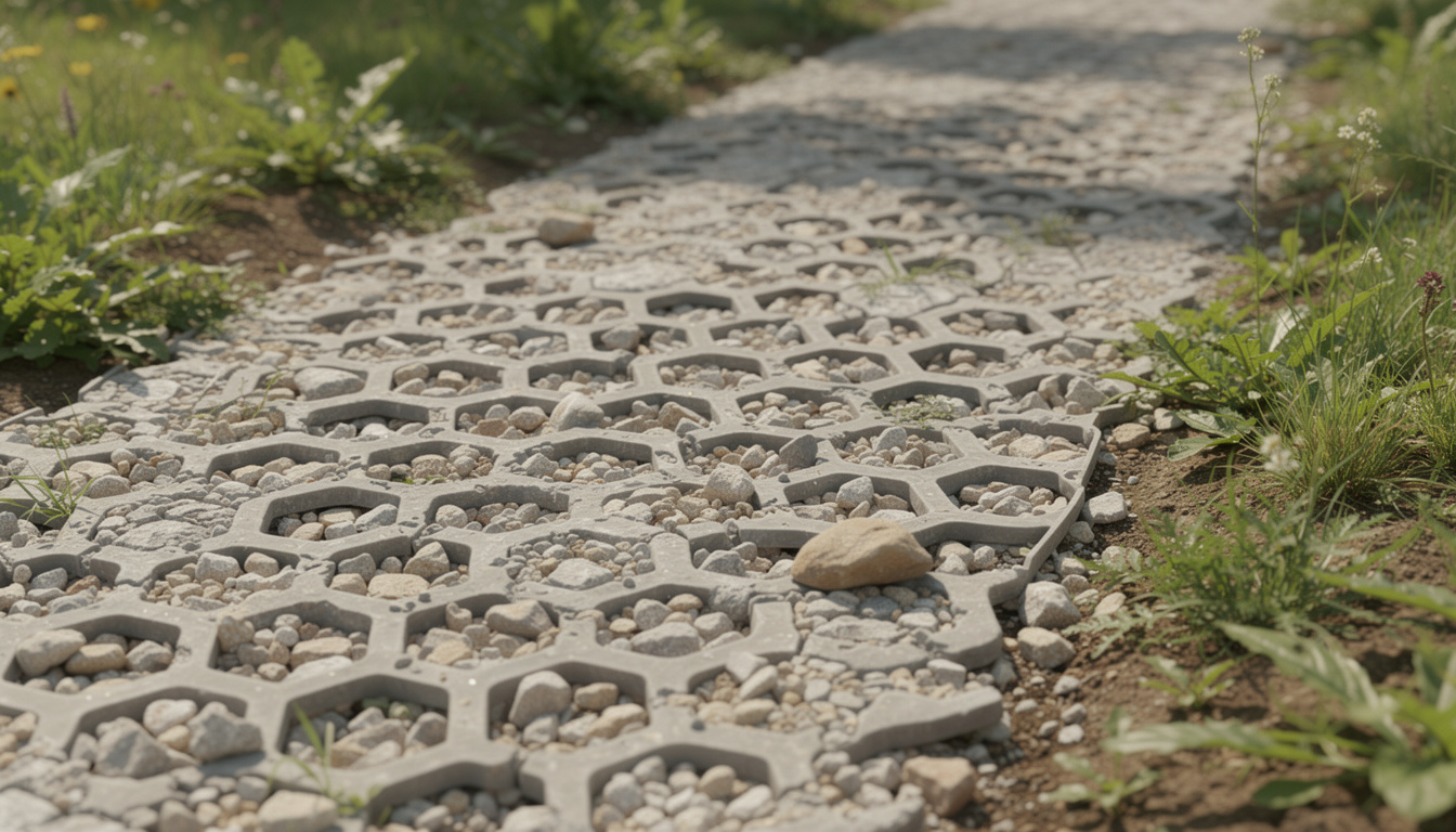 découvrez si une allée en gravier avec plaques nid d’abeille offre une stabilité durable et pratique pour votre jardin ou votre entrée.